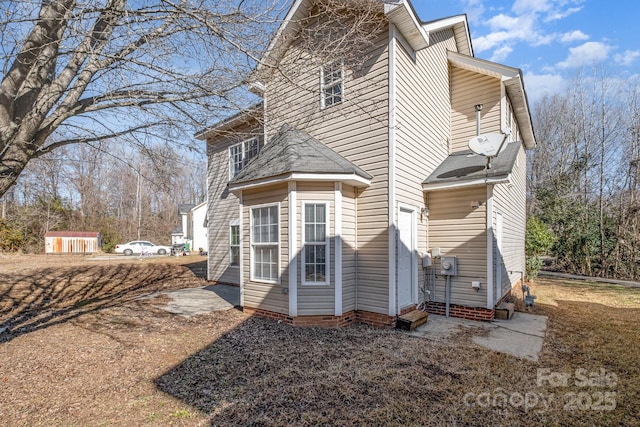 view of rear view of property