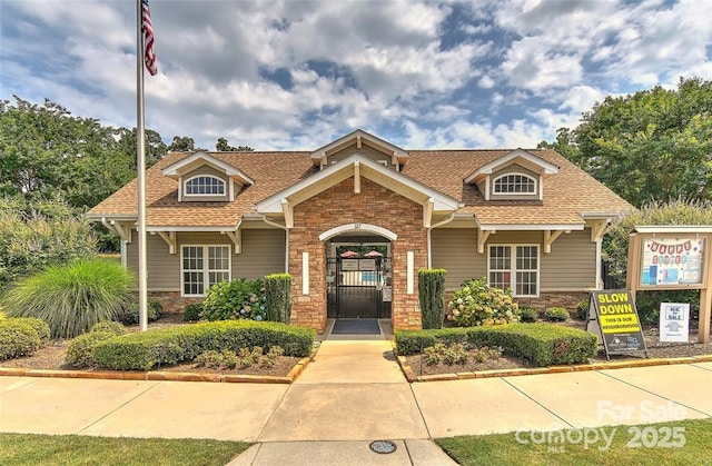 view of craftsman inspired home