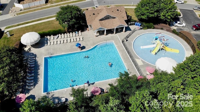 view of pool