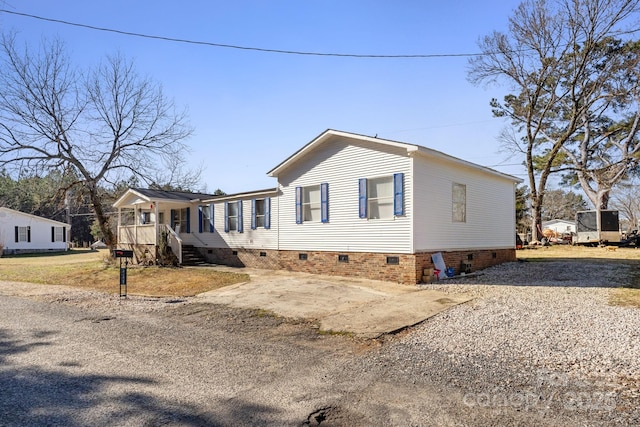 view of front of home