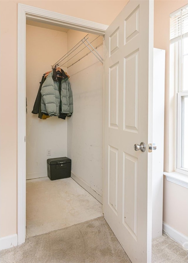 interior space with carpet floors