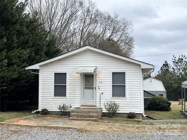 view of bungalow-style house