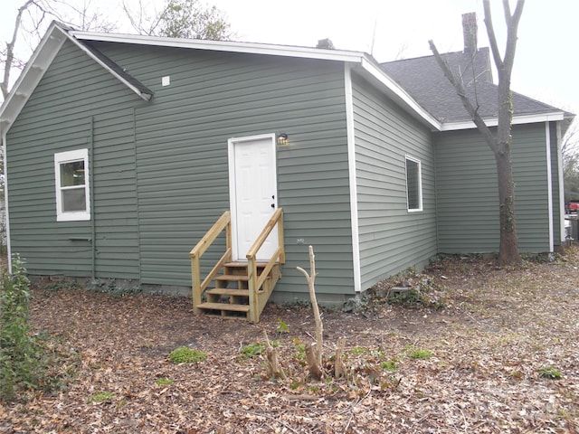 view of back of property