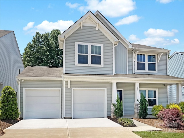 128 Shay Crossing Rd, Salisbury, NC 28146 - view of front of property with driveway and covered porch