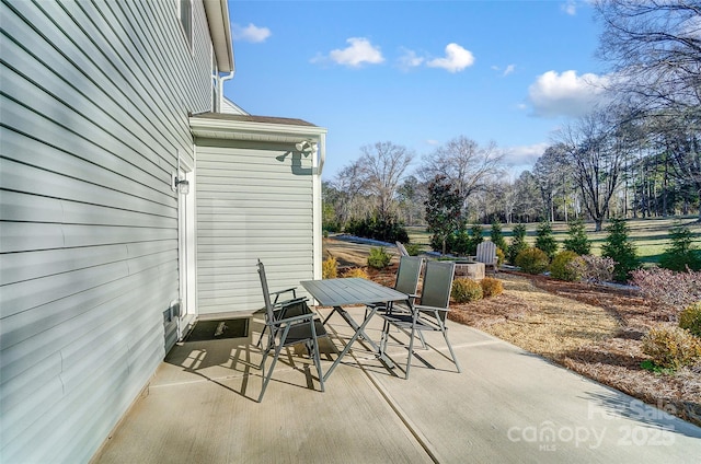 128 Shay Crossing Rd, Salisbury, NC 28146 - view of patio with outdoor dining space