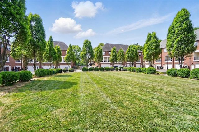 128 Steinbeck Way Unit E, Mooresville, NC 28117 - surrounding community with a yard and a residential view