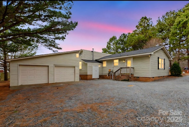 view of ranch-style house