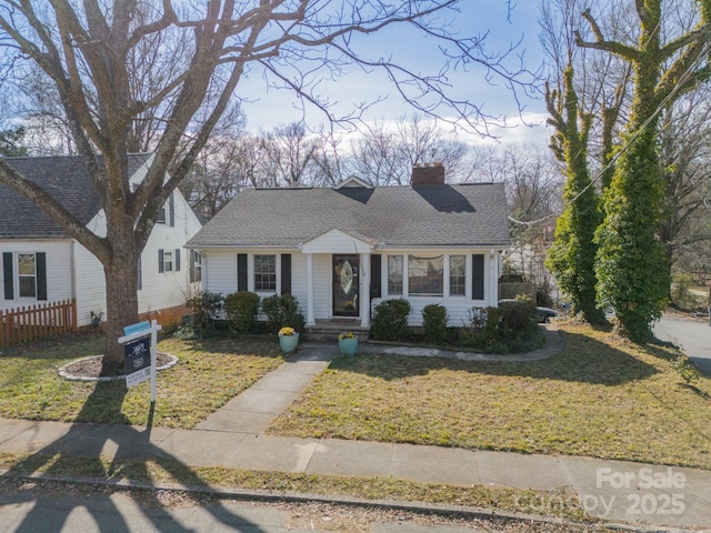 531 Elm St, Salisbury, NC 28144 - bungalow featuring a chimney and a shingled roof