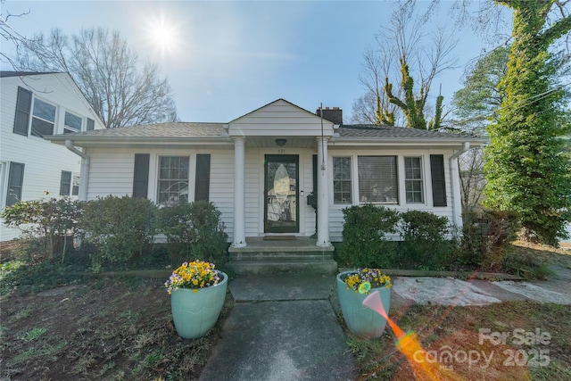 531 Elm St, Salisbury, NC 28144 - view of front of home with a chimney