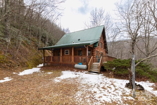175 Owl Lookout Rd, Sylva, NC 28779 - view of front of property featuring covered porch