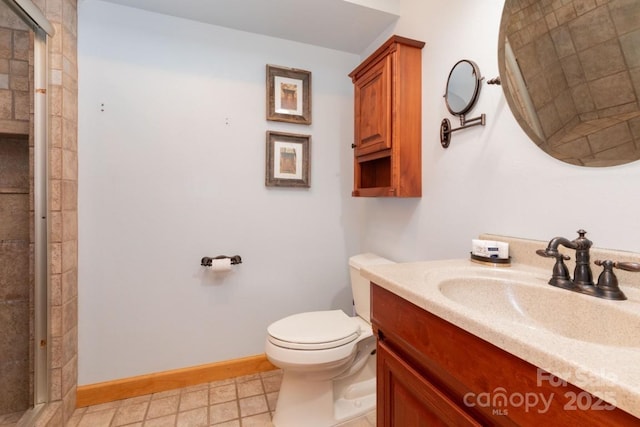 175 Owl Lookout Rd, Sylva, NC 28779 - bathroom featuring vanity, toilet, and walk in shower