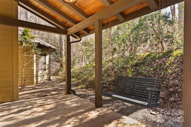 view of patio