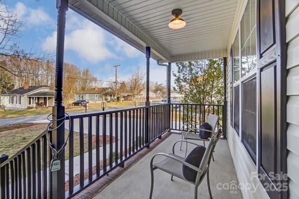 balcony with a porch