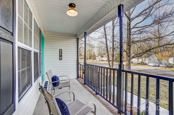 balcony with a porch