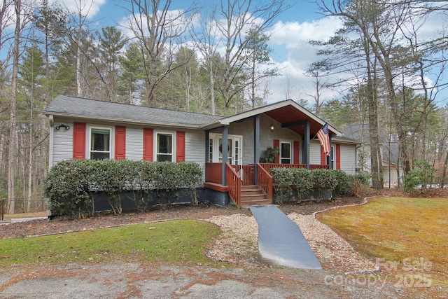 view of front of home