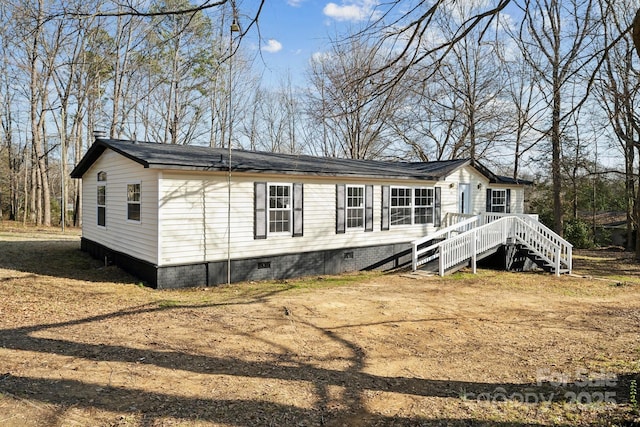 view of front of property