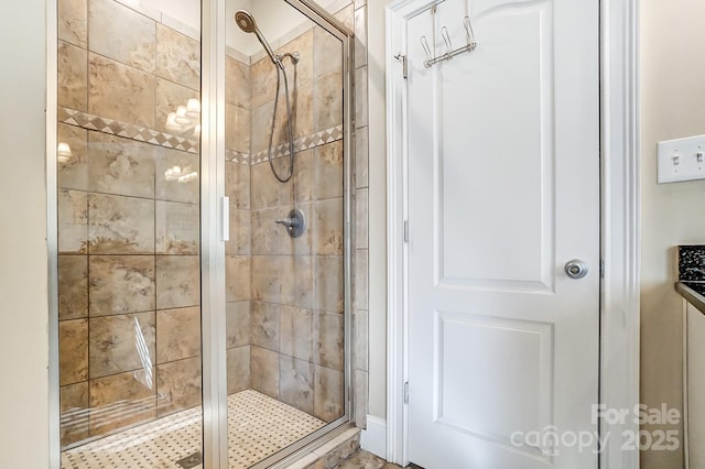 bathroom with walk in shower