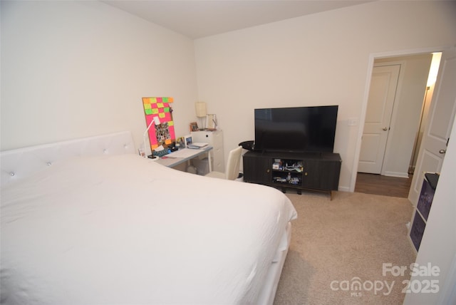 bedroom featuring carpet floors