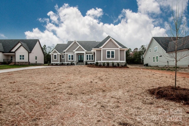 view of front of home with board and batten siding