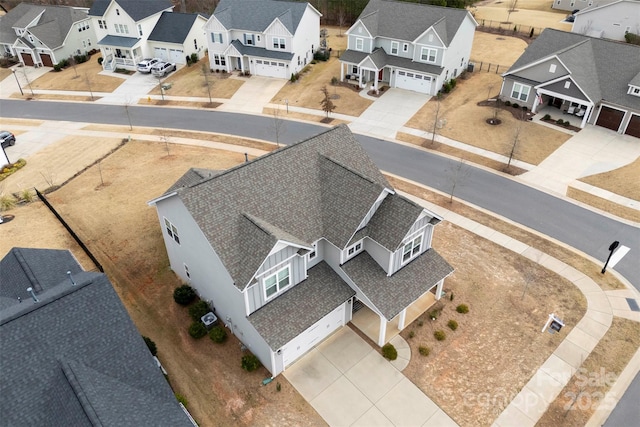 drone / aerial view featuring a residential view