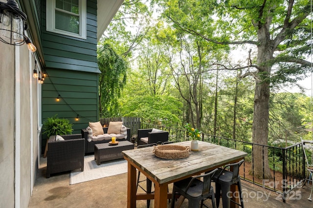 5 Chiles Ave, Asheville, NC 28803 - view of patio / terrace featuring an outdoor hangout area