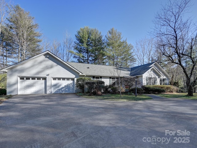 ranch-style house with a garage