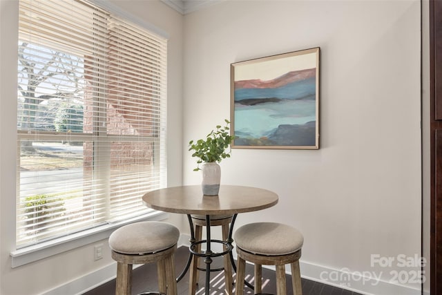 view of dining room