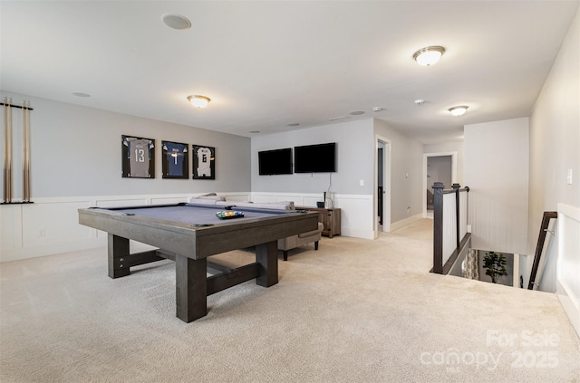2201 Bluebell Way, Tega Cay, SC 29708 - recreation room featuring light carpet and billiards table