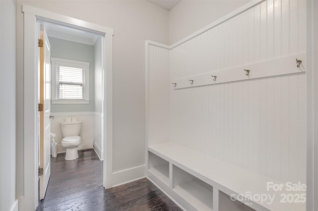 2201 Bluebell Way, Tega Cay, SC 29708 - mudroom with dark wood-style flooring