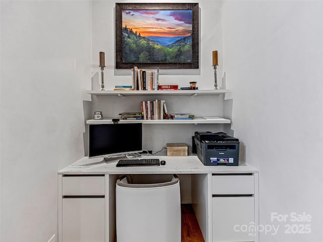 view of office