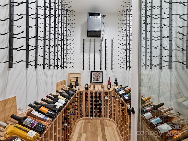 view of wine room