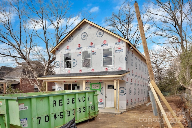 view of property in mid-construction