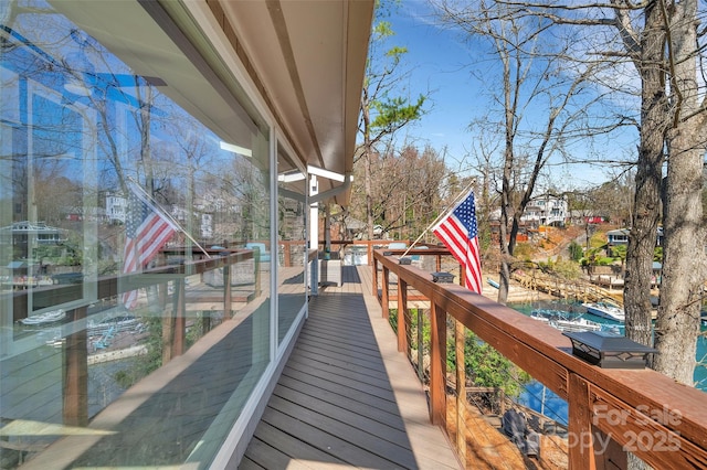 1077 Gauguin Ln, Tega Cay, SC 29708 - view of wooden terrace