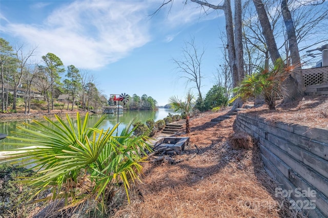 1077 Gauguin Ln, Tega Cay, SC 29708 - view of yard featuring a water view