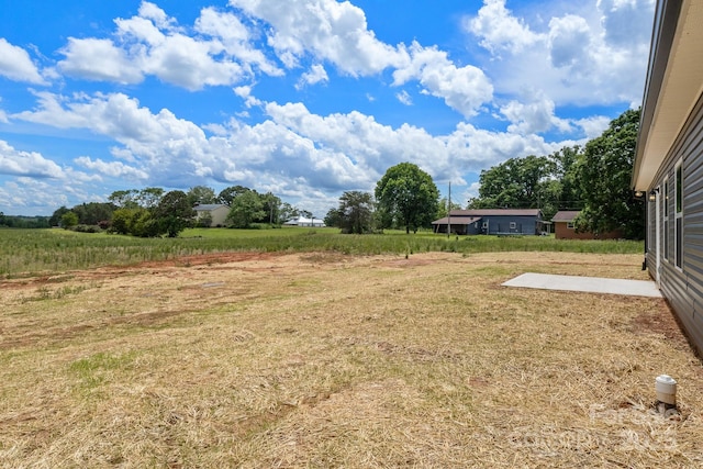 5177 Flay Rd, Lincolnton, NC 28021 - view of yard with a rural view and a patio area
