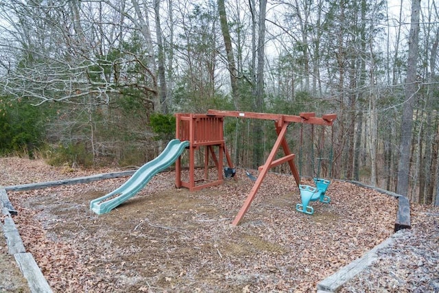 view of play area