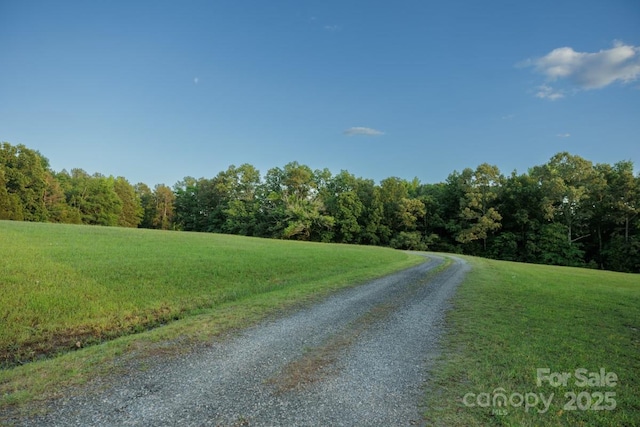 4816 Zion Church Rd, Concord, NC 28025 - view of dirt / gravel road with a forest view