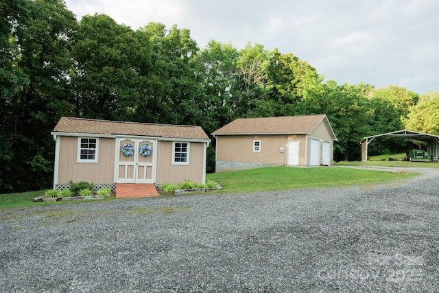 4816 Zion Church Rd, Concord, NC 28025 - view of outdoor structure with an outdoor structure and a detached carport