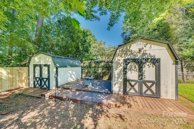 view of outbuilding