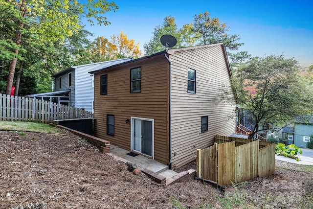 view of rear view of house