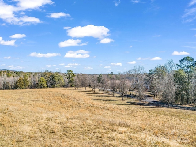 view of nature with a rural view