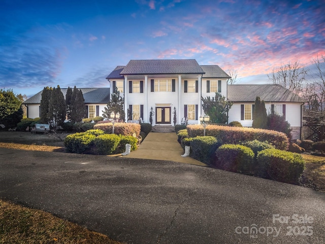 view of colonial inspired home