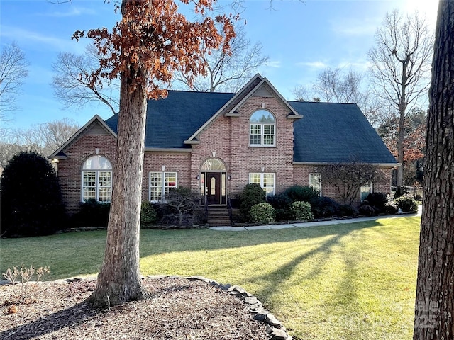 view of property with a front yard