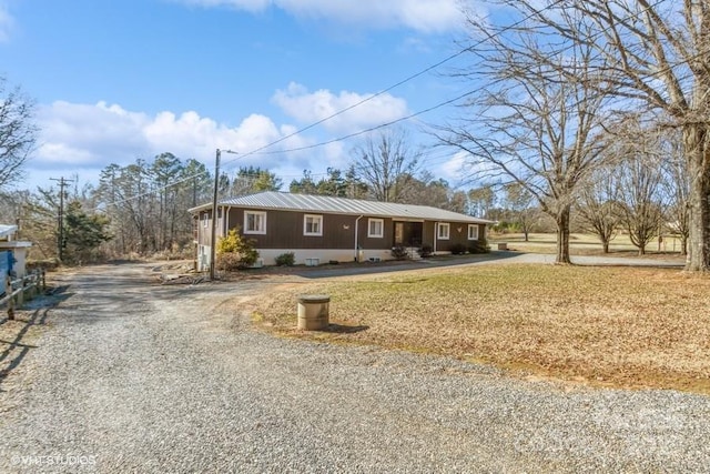 view of ranch-style home