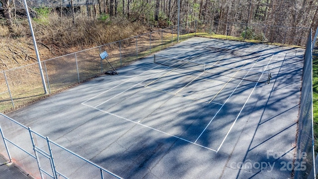 505 Victory Trl, Morganton, NC 28655 - view of yard with fence and community basketball court