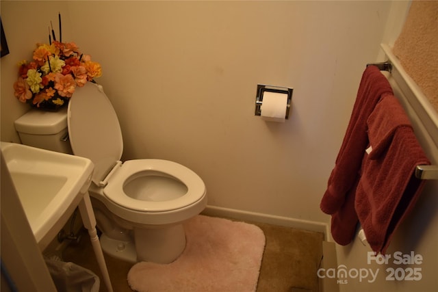 bathroom with toilet