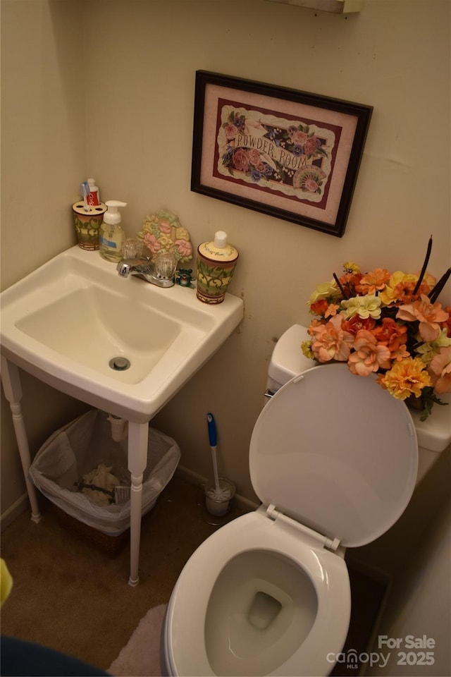 bathroom with toilet