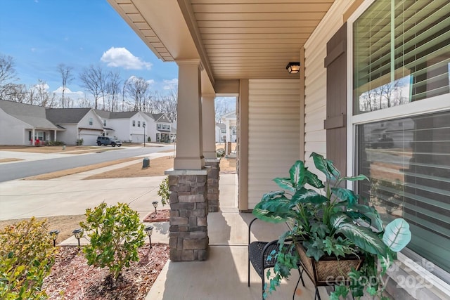 view of patio / terrace featuring covered porch