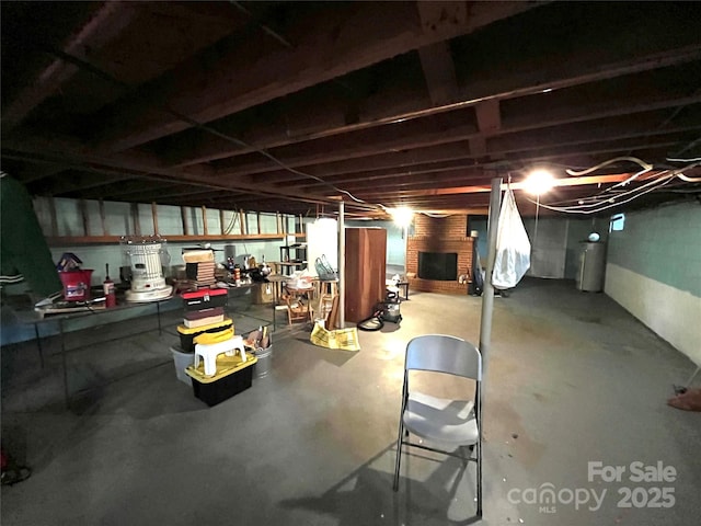 view of basement