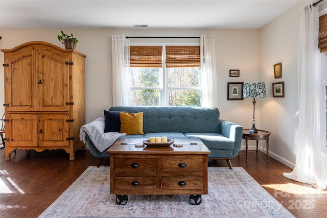 170 Hillcrest Dr, Columbus, NC 28722 - living area with wood finished floors and baseboards